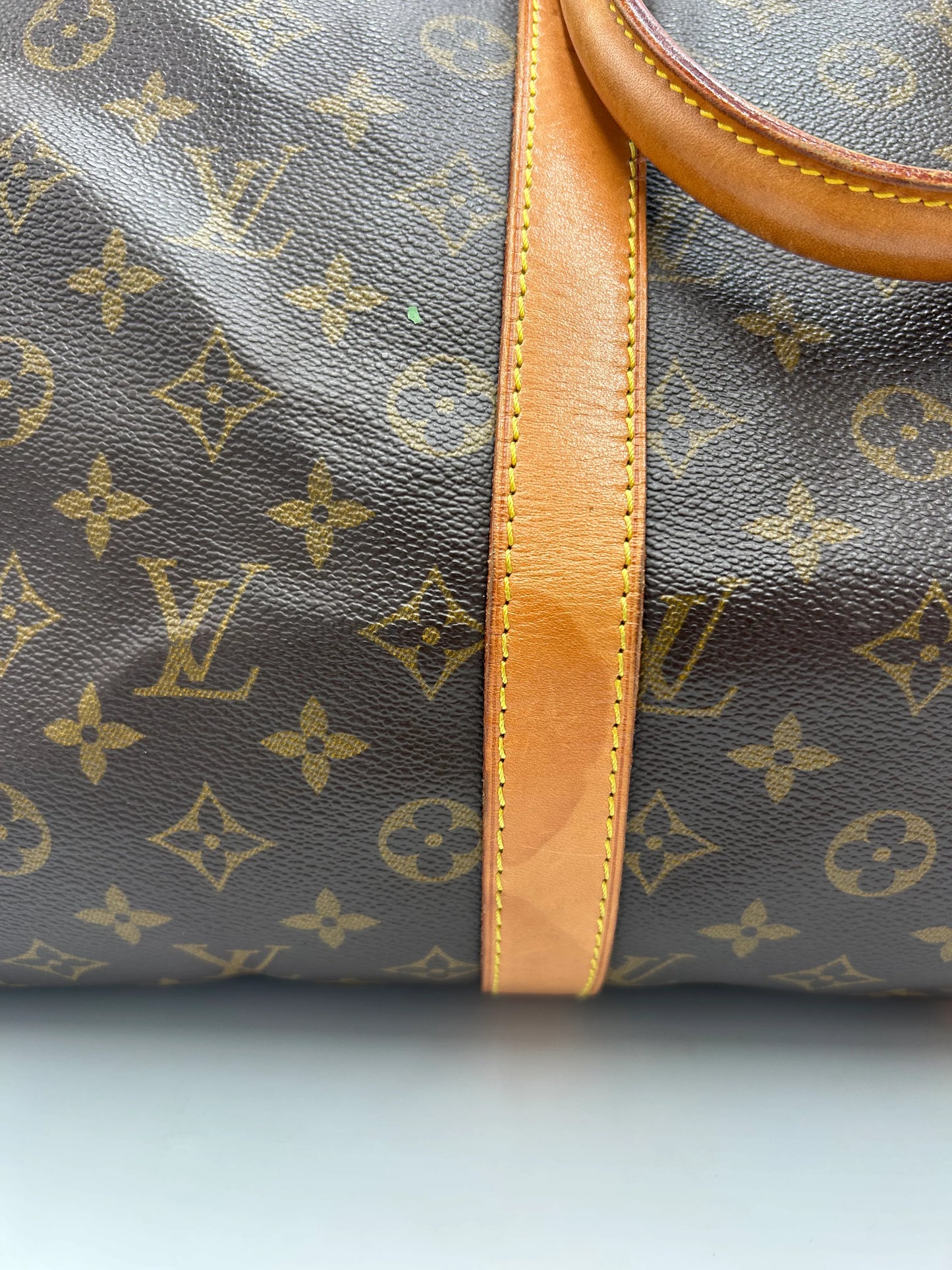 Louis Vuitton keepall bandoulière monogram, Brown, Canvas, Handbag
