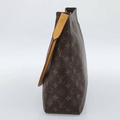 Louis Vuitton Looping Monogram Canvas, Brown, Canvas, Handbag