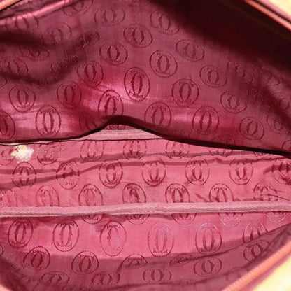 cartier Tasseled Must de Cartier Leather, Yellow, Leather, Shoulder Bag