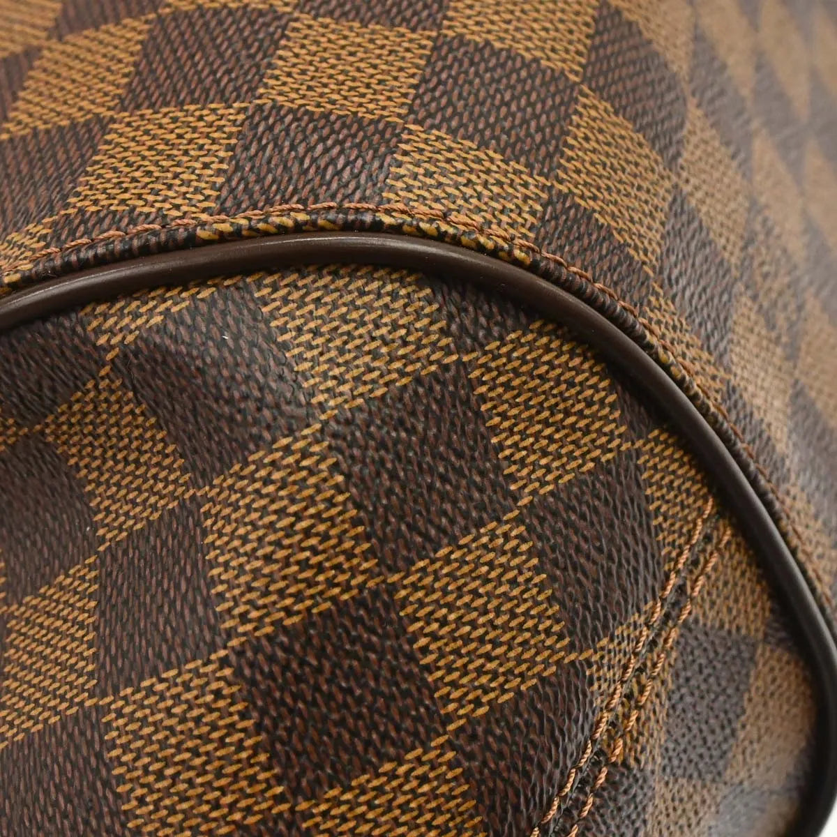 Louis Vuitton Sistina Damier, Brown, Canvas, Shoulder Bag