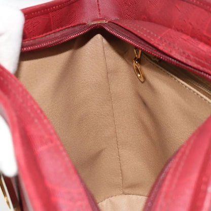Christian Dior Vintage Trotter Canvas, Red, Canvas, Shoulder Bag