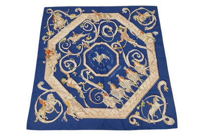 Hermes Carré 90 Silk multicolor, Multicolour, Silk, Scarf