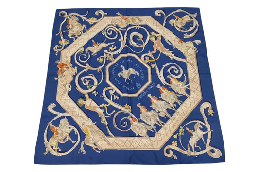 Hermes Carré 90 Silk multicolor, Multicolour, Silk, Scarf