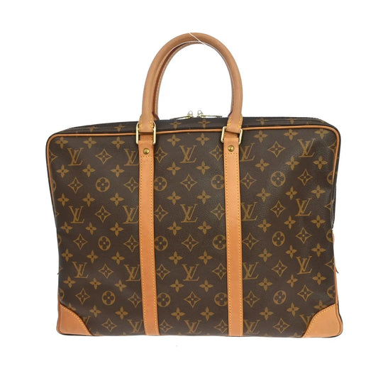 Louis Vuitton Porte-Documents Voyage Monogram Canvas, Brown, Canvas, Briefcase