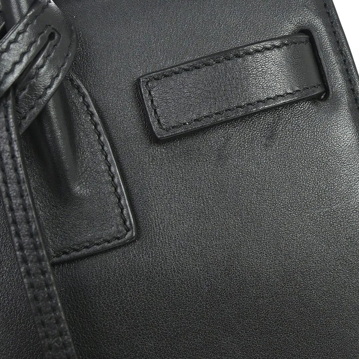 Saint Laurent Sac de Jour Leather, Black, Leather, Handbag