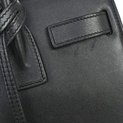 Saint Laurent Sac de Jour Leather, Black, Leather, Handbag