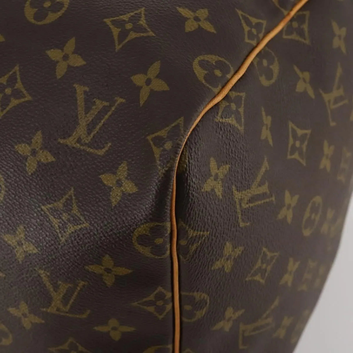 Louis Vuitton Keepall Monogram Canvas, Brown, Canvas, Travel Bag
