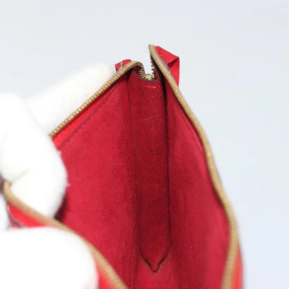 Louis Vuitton Pochette Accessoires Epi, Red, Leather, Clutch