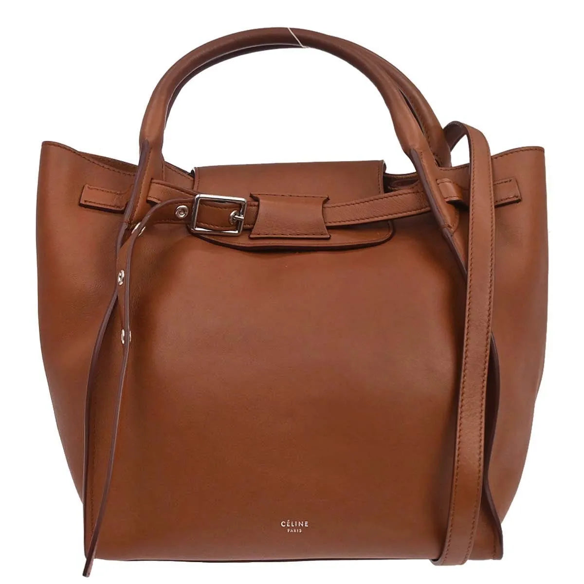 Celine Big Smooth Leather, Brown, Leather, Handbag