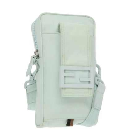 Fendi Crossbody Phone Holder Nylon, Blue, Nylon, Clutch