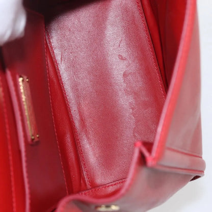 Salvatore Ferragamo Carrie Vara Saffiano Leather, Red, Leather, Shoulder Bag