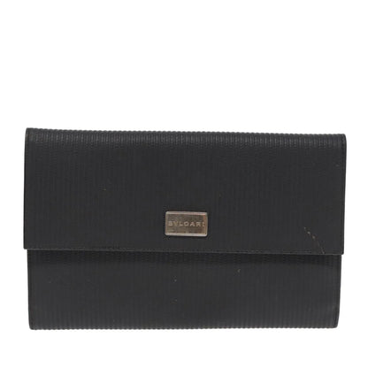 Bvlgari Clutch PVC Leather, Black, PVC, Clutch