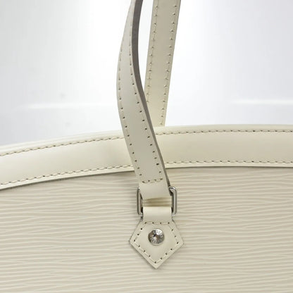 Louis Vuitton Madeleine Epi Leather, White, Leather, Shoulder Bag