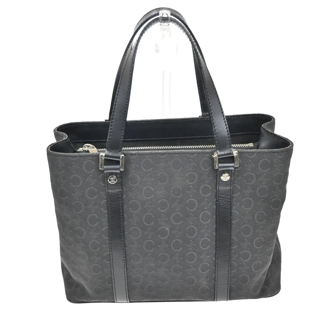 Celine Tote Canvas, Black, Canvas, Tote Bag