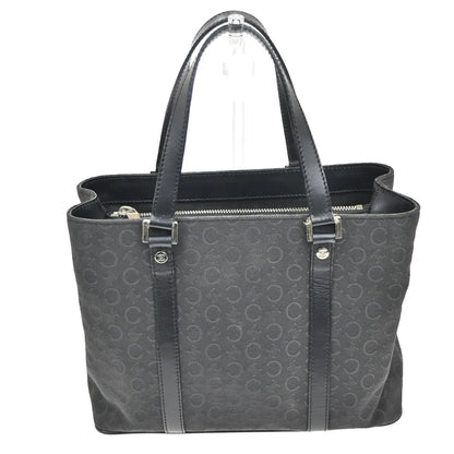 Celine Tote Canvas, Black, Canvas, Tote Bag
