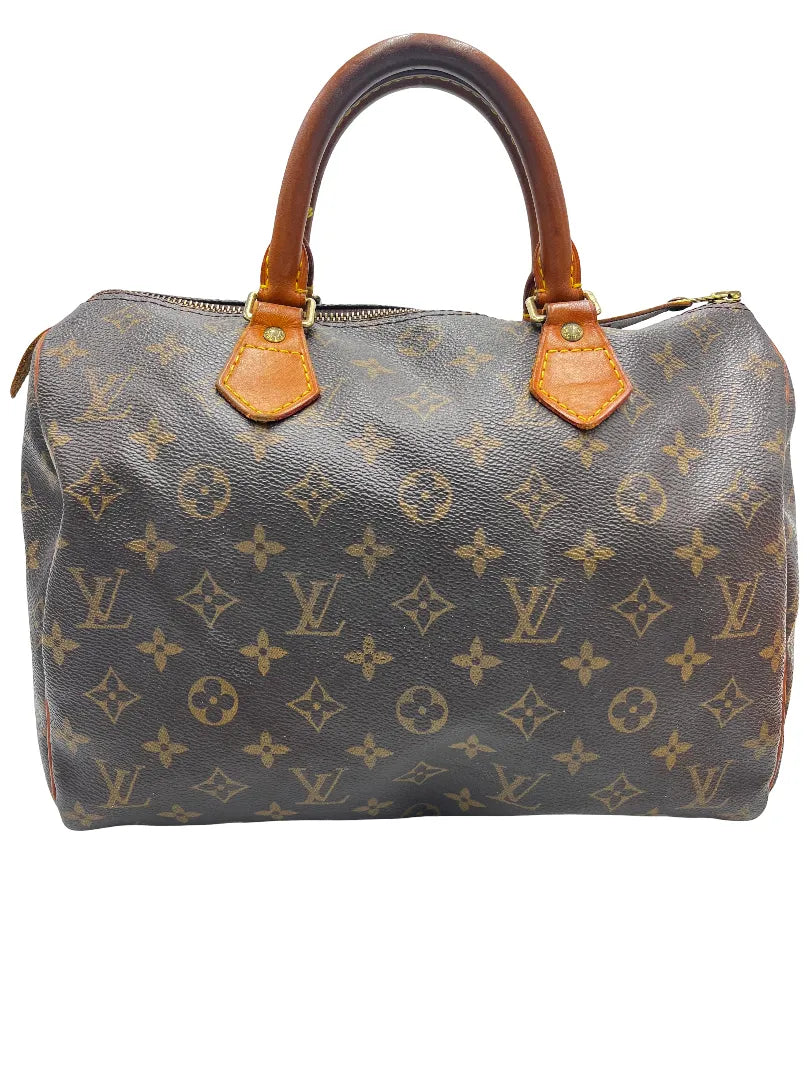Louis Vuitton Speedy Monogram Canvas, Brown, Canvas, Handbag