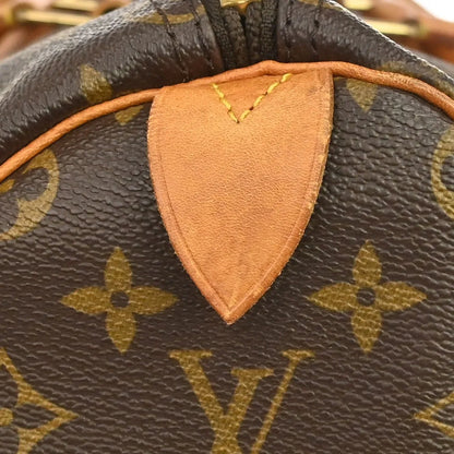 Louis Vuitton Keepall Monogram, Brown, Canvas, Travel Bag
