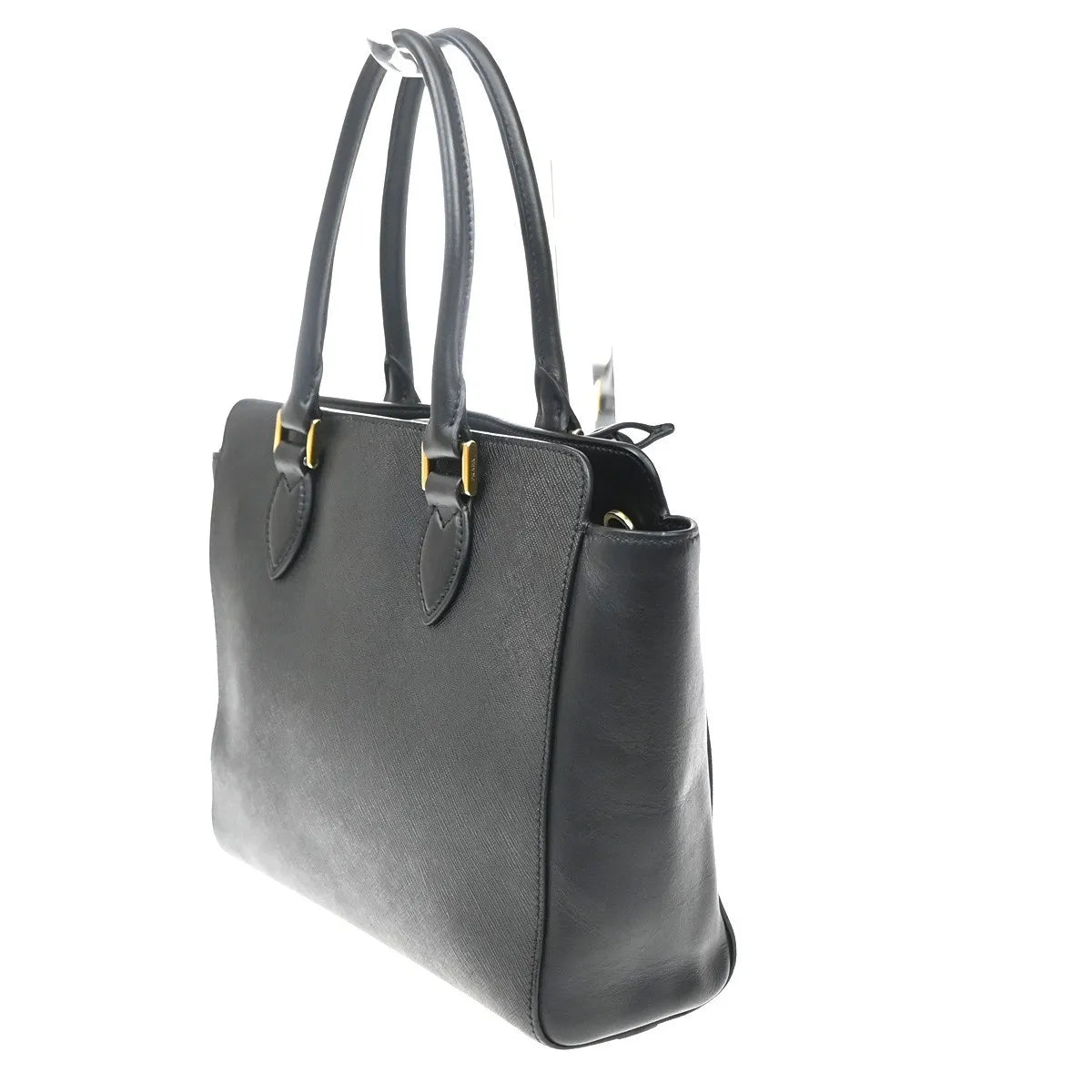 Prada Re-Edition Galleria Tote Saffiano Leather, Black, Leather, Tote Bag