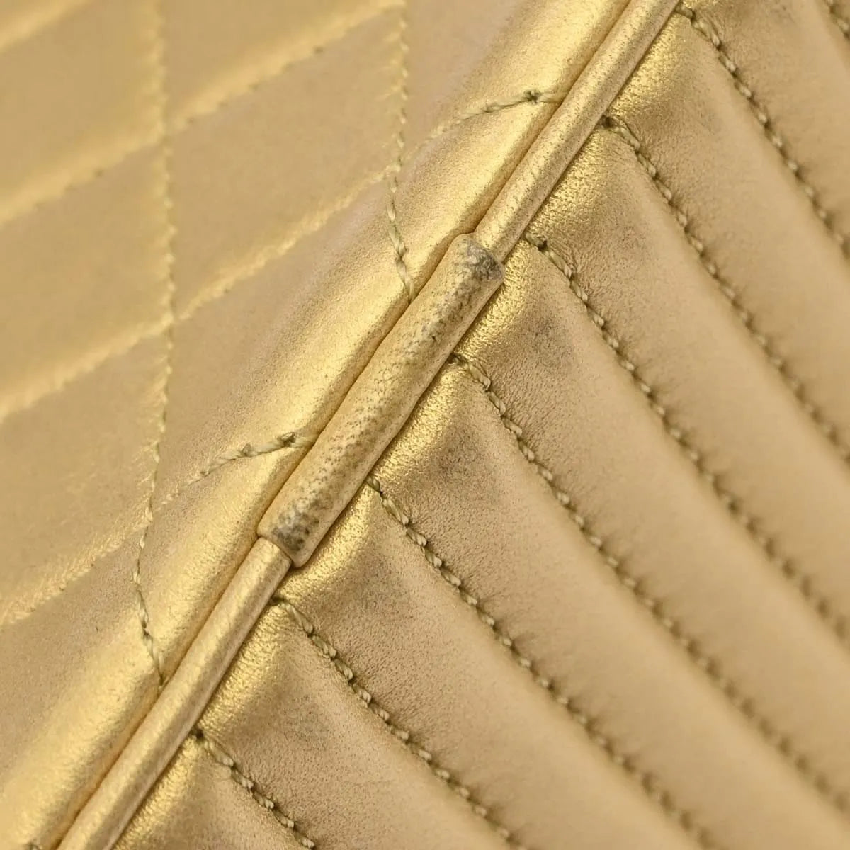 Chanel Coco Boy Camera Quilted Leather, Gold, Leather, Shoulder Bag