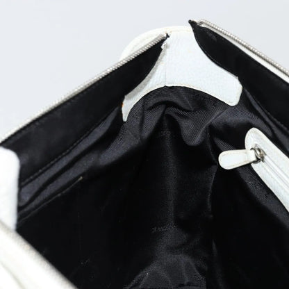 Loewe Senda Leather, White, Leather, Handbag