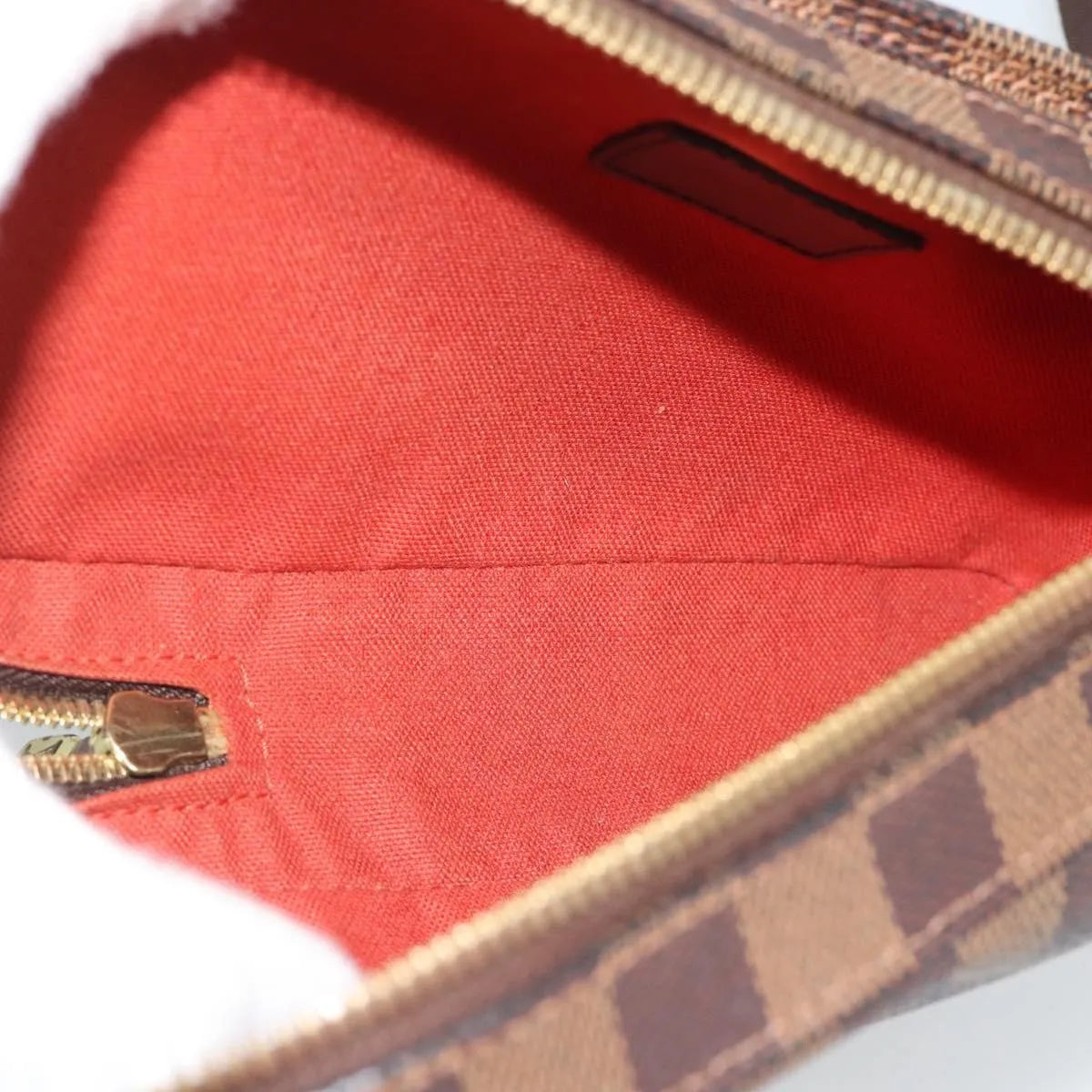 Louis Vuitton Geronimos Waist Damier, Brown, Canvas, Shoulder Bag