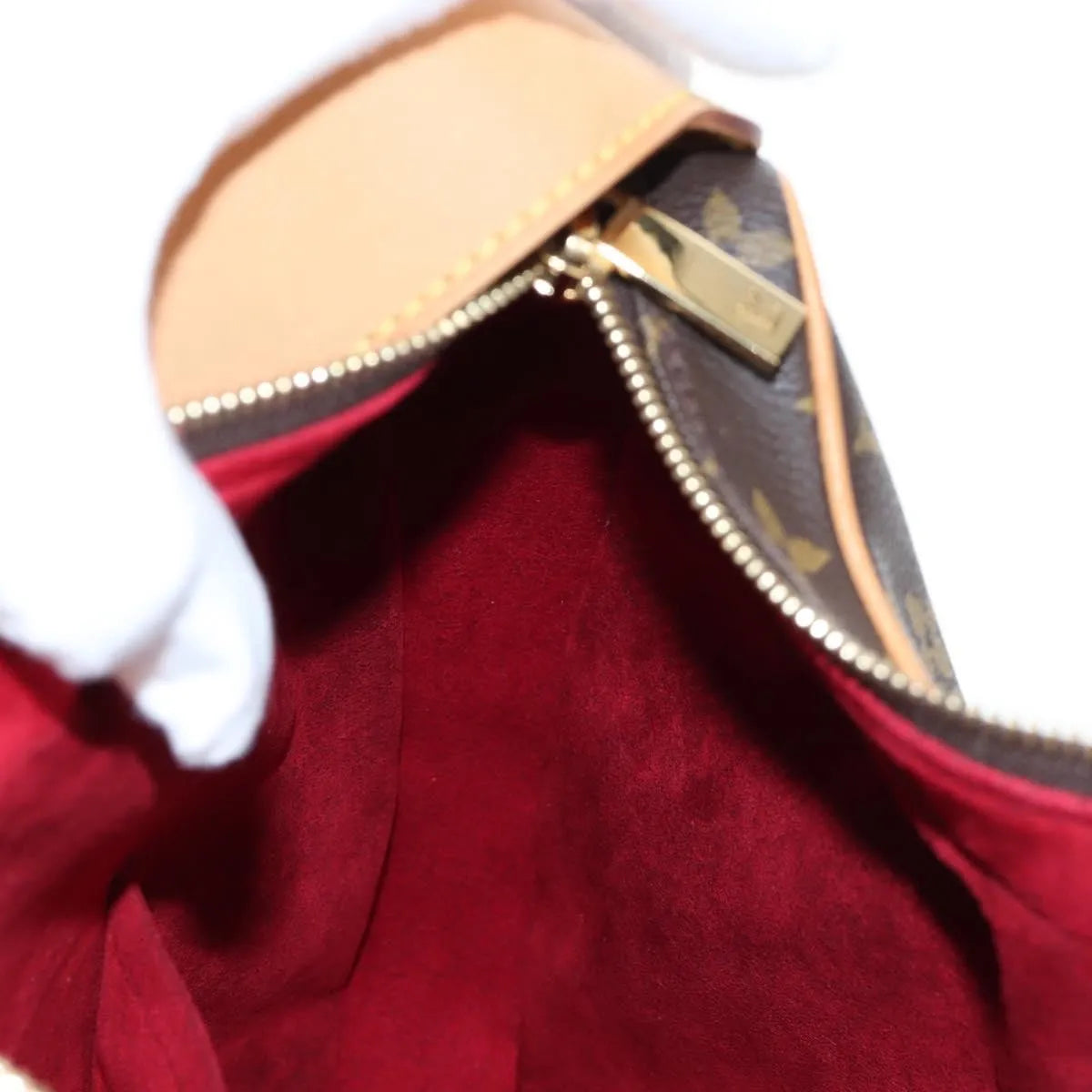 Louis Vuitton Croissant Monogram, Brown, Canvas, Shoulder Bag