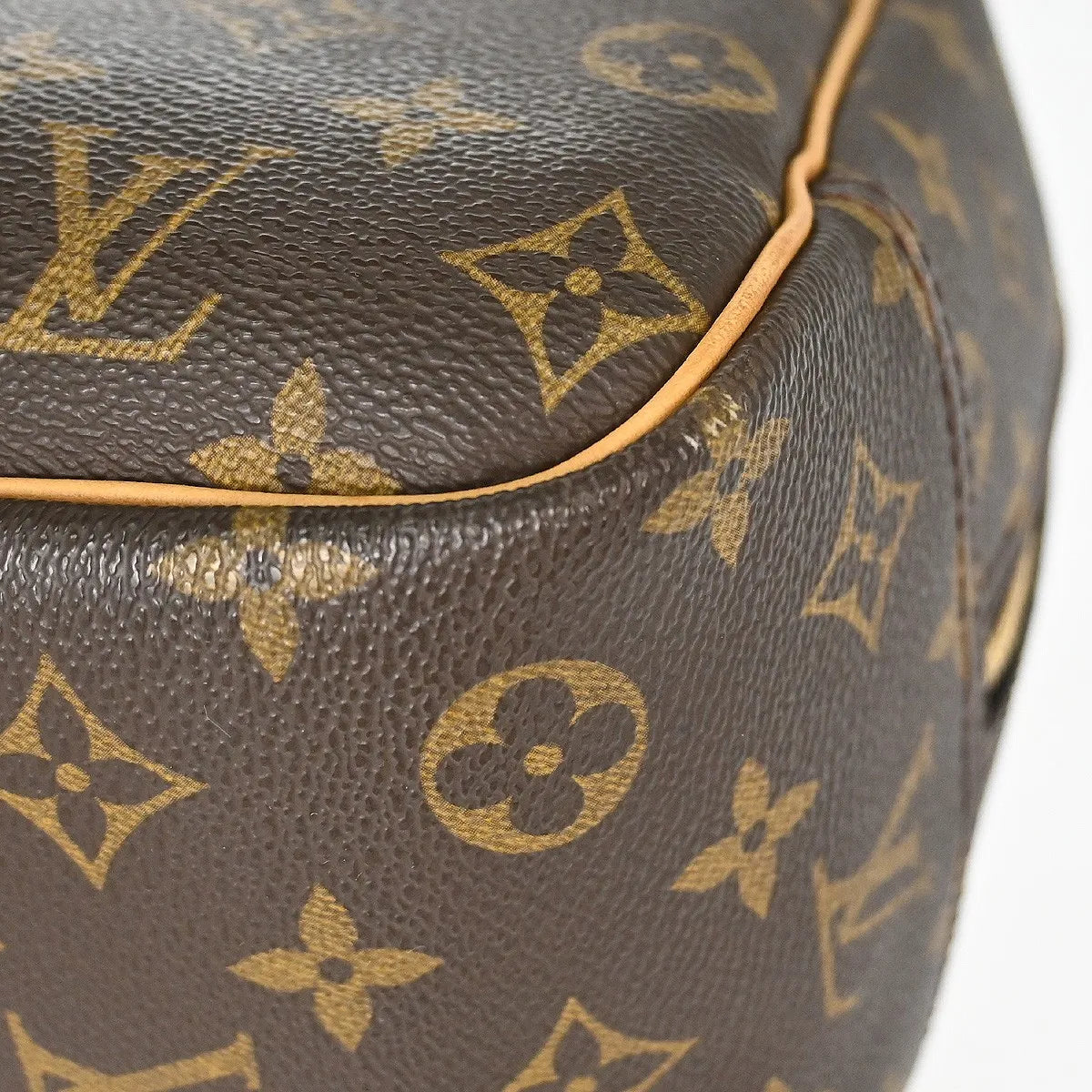Louis Vuitton Deauville Monogram, Brown, Canvas, Handbag
