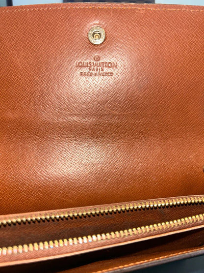 Louis Vuitton Portefeuille Sarah Monogram Canvas, Brown, Canvas, Wallet