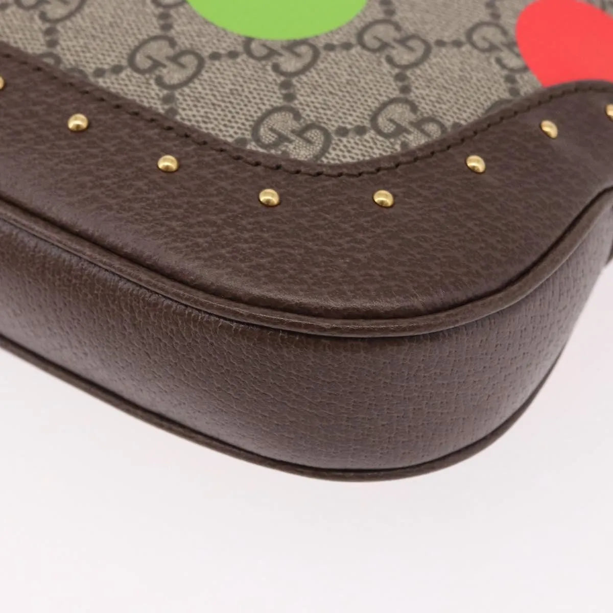 Gucci Jackie 1961 Hobo Studded Printed GG Coated Canvas, Beige, Canvas, Handbag