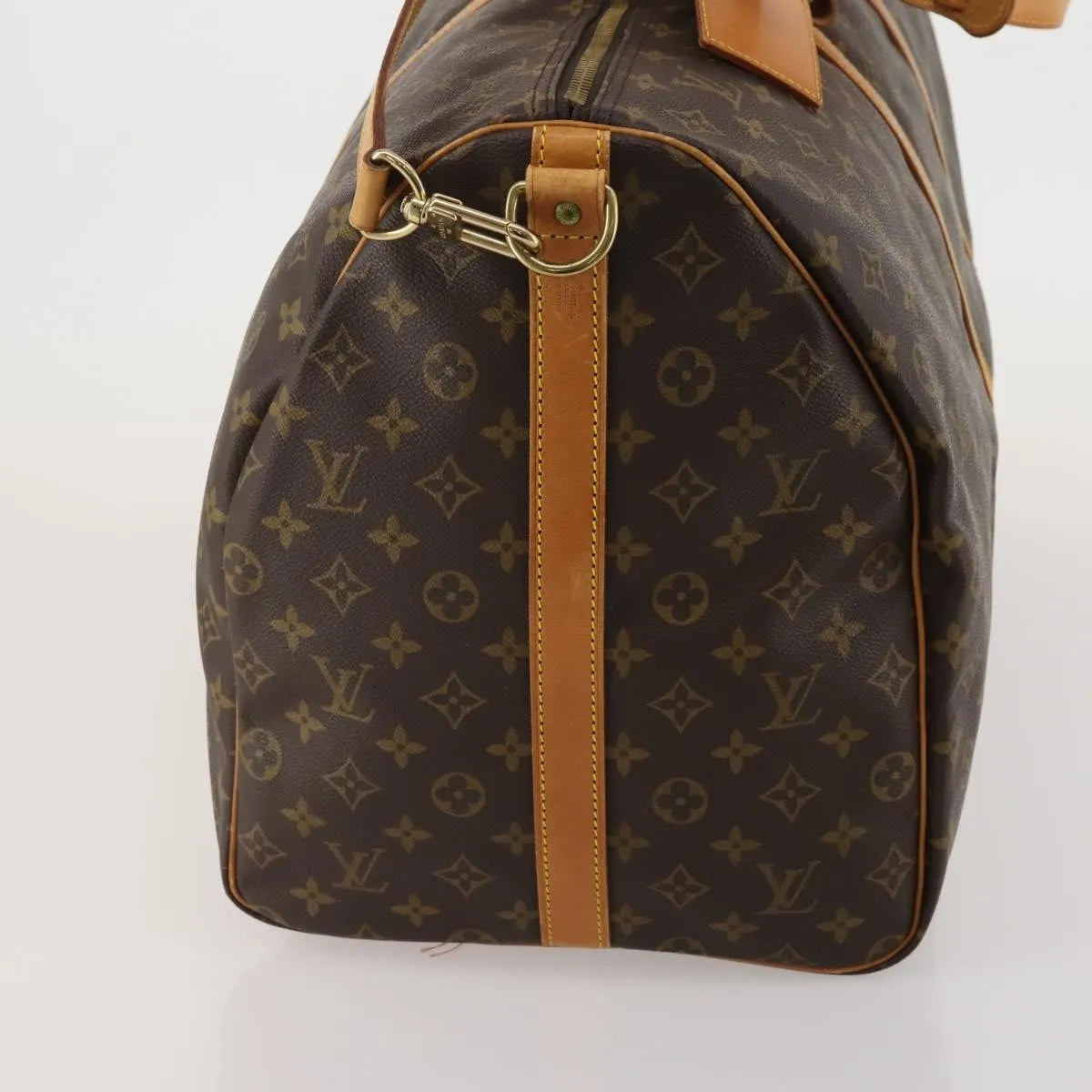 Louis Vuitton Keepall Bandouliere Monogram Canvas, Brown, Canvas, Travel Bag