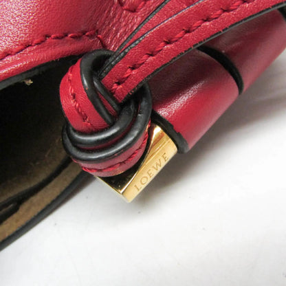 Loewe Metal Gate Leather, Red, Leather, Shoulder Bag