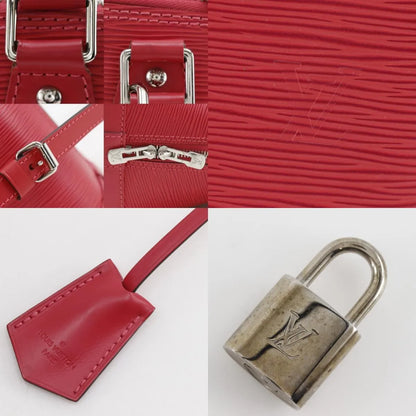 Louis Vuitton Alma Epi, Red, Leather, Handbag