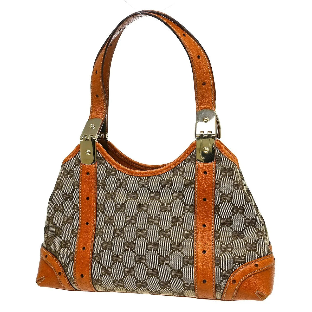 Gucci GG Shoulder Bag GG Matelasse Leather, Beige, Canvas, Handbag