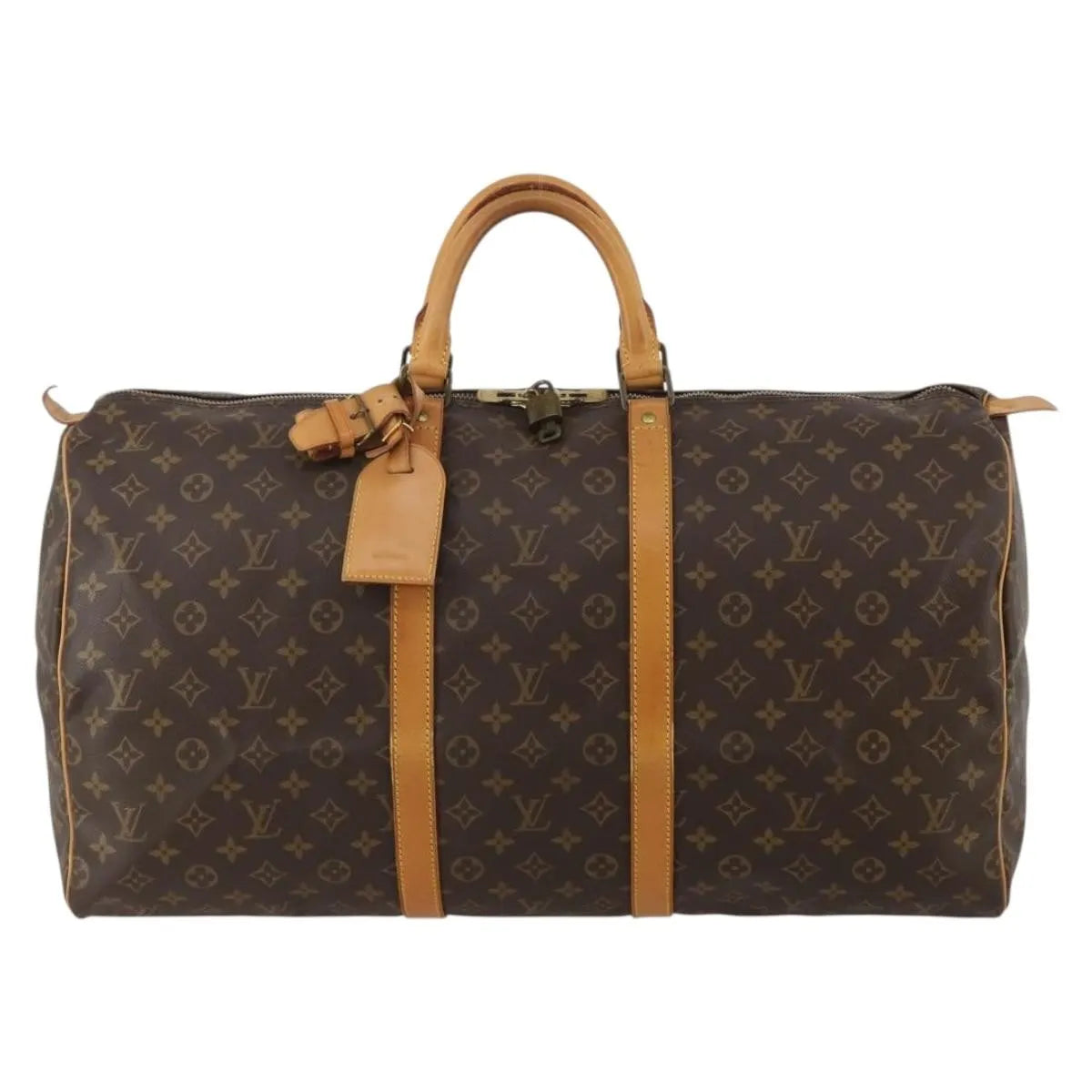 Louis Vuitton Keepall Monogram Canvas, Brown, Canvas, Travel Bag
