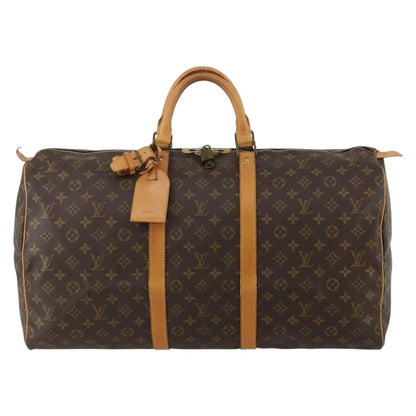 Louis Vuitton Keepall Monogram Canvas, Brown, Canvas, Travel Bag