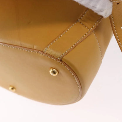 Loewe Anton Leather, Yellow, Leather, Backpack