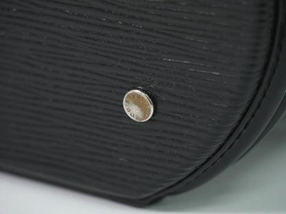 Louis Vuitton Cannes Epi, Black, Leather, Handbag