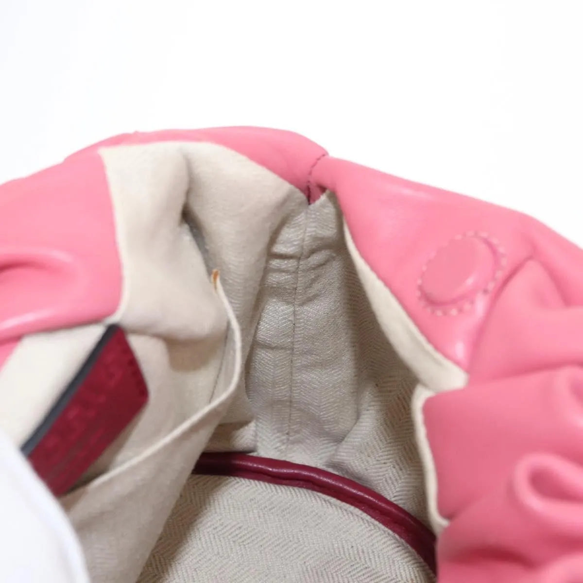 Loewe Bounce Lambskin, Pink, Leather, Handbag