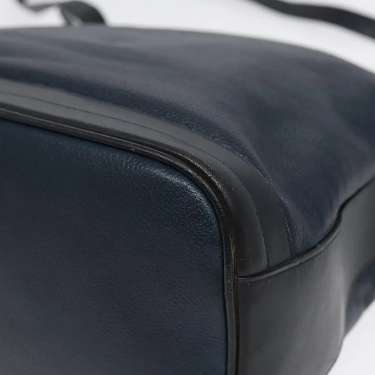 Gucci Vintage Leather, Navy, Leather, Shoulder Bag