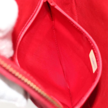 Chanel Vintage Diamond Tassel Quilted Suede, Red, Suede, Shoulder Bag