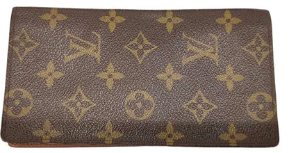 Louis Vuitton Long Wallet Bifold monogram canvas, Brown, Canvas, Wallet