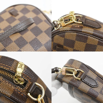 Louis Vuitton Ipanema Pochette Damier, Brown, Canvas, Clutch