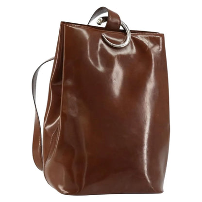 cartier Panthère Shoulder Patent leather, Brown, Patent Leather, Shoulder Bag