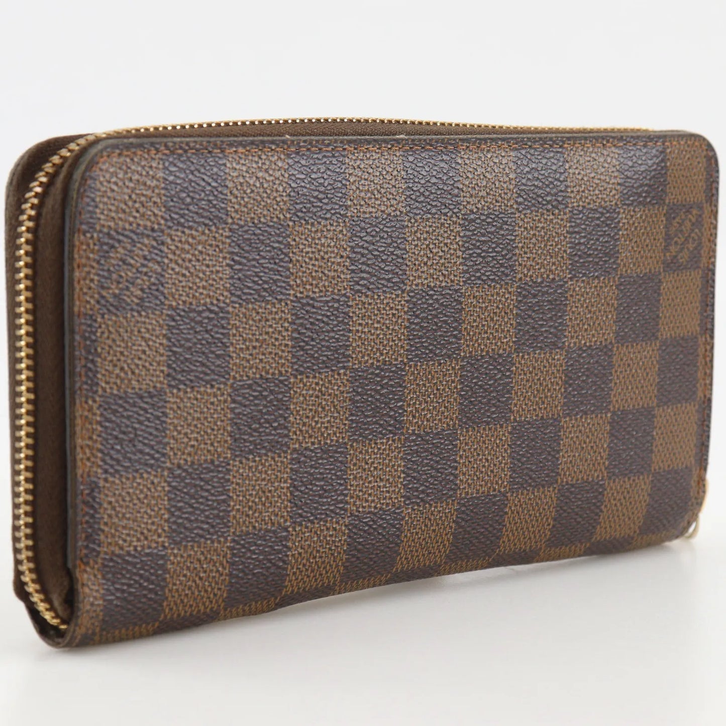 Louis Vuitton Zippy Organizer Damier Graphite, Brown, Canvas, Wallet