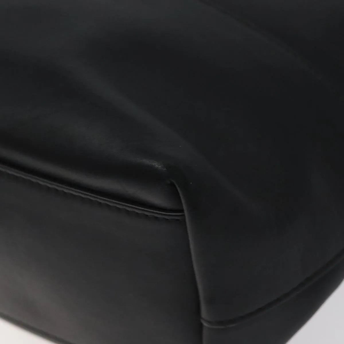 Bottega Veneta Vintage Leather, Black, Leather, Shoulder Bag