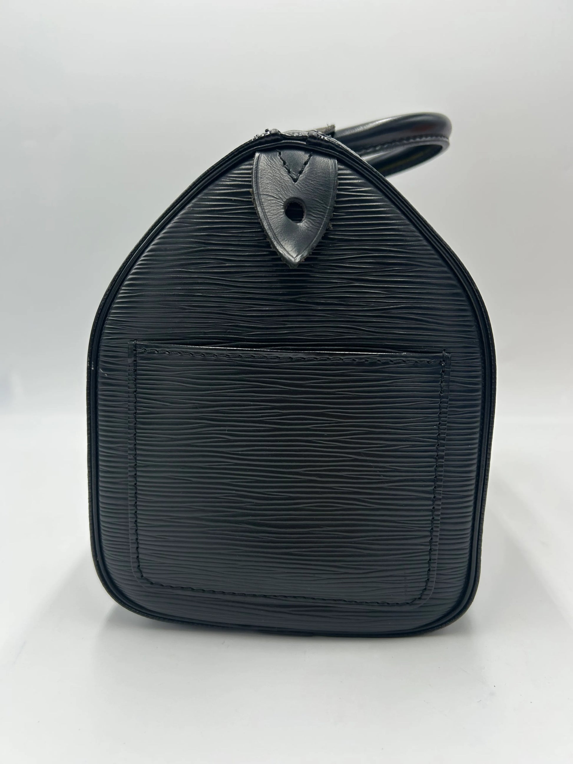 Louis Vuitton Speedy Epi Leather, Black, Leather, Handbag