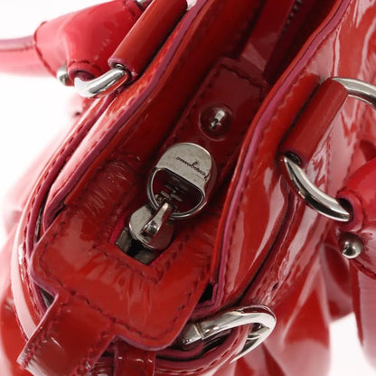 Salvatore Ferragamo Marisa Patent leather, Red, Patent Leather, Handbag