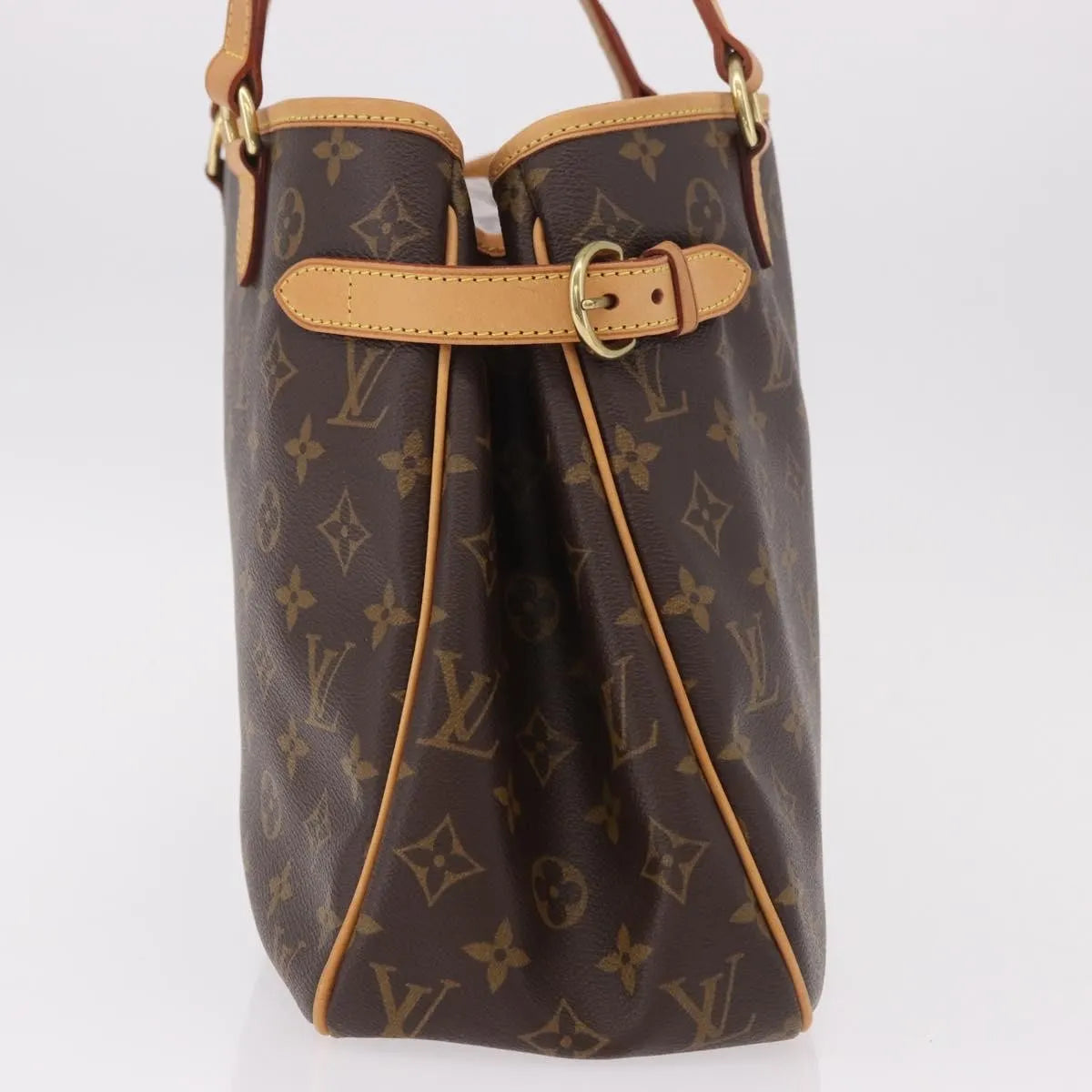 Louis Vuitton Batignolles Monogram Canvas, Brown, Canvas, Shoulder Bag