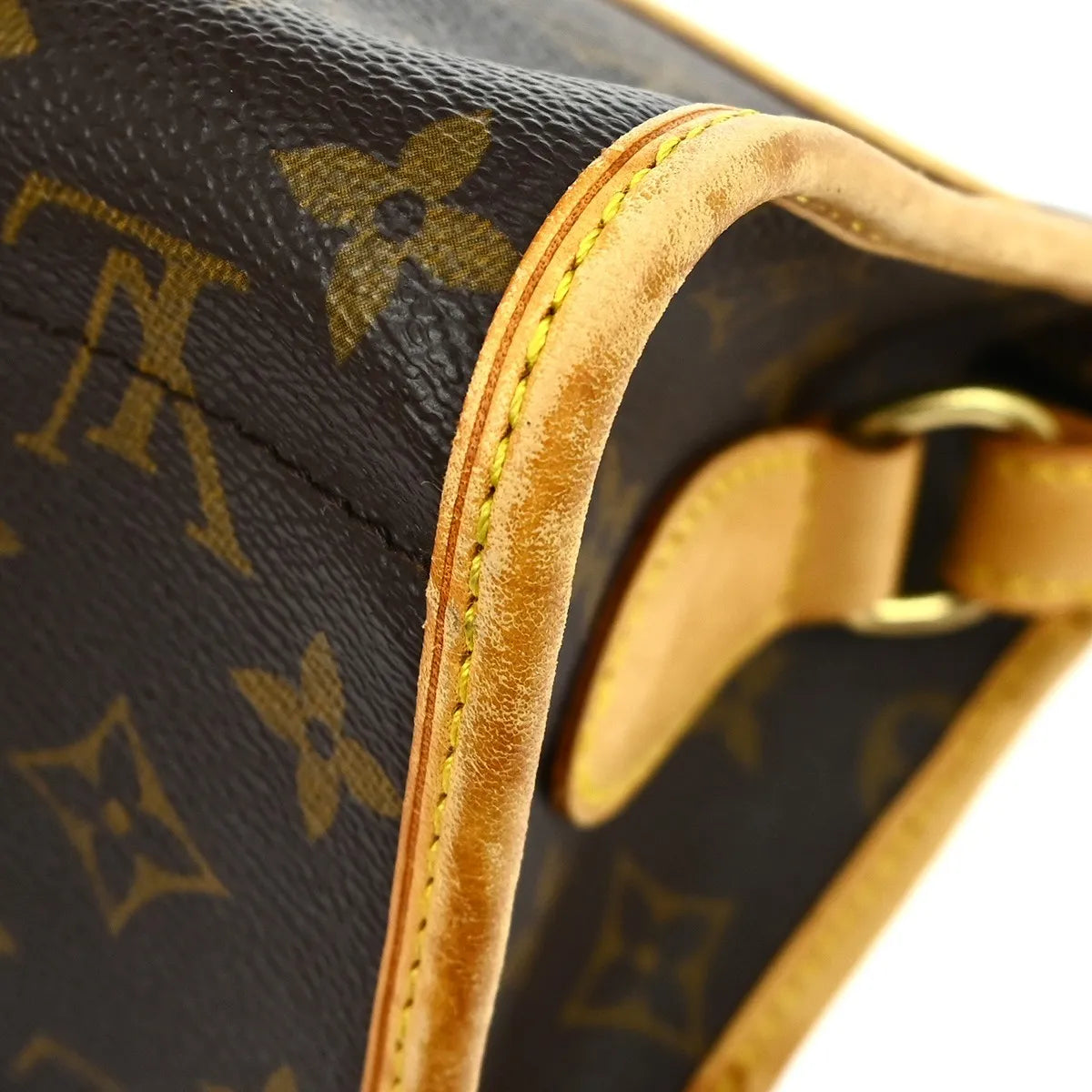 Louis Vuitton Popincourt Handle Monogram Canvas, Brown, Canvas, Shoulder Bag