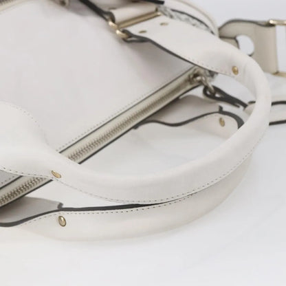 Chloe Vintage Leather, White, Leather, Shoulder Bag